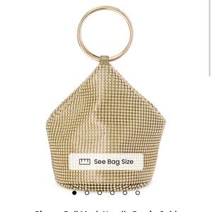 BRAND NEW - Olga Berg Mesh Handle Bag